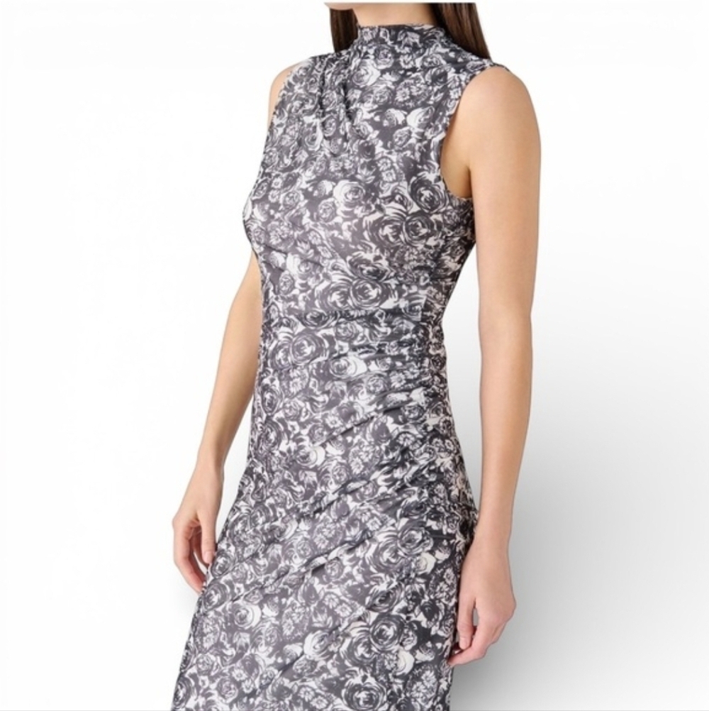 NWT Betsey Johnson Sleeveless Midi Rose Dress XL